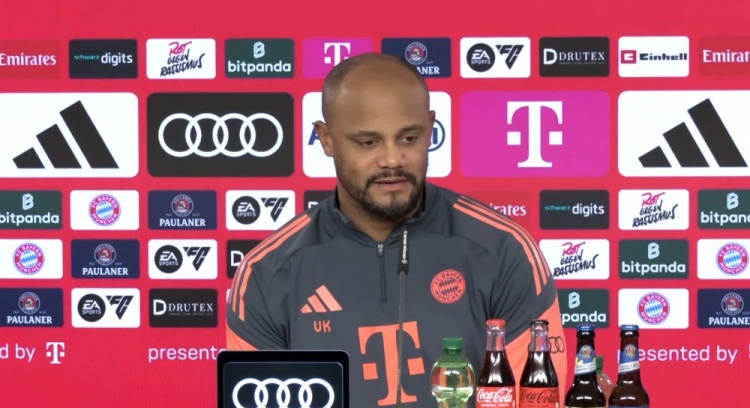 开云娱乐-孔帕尼：阿方索很快会再次成为首发竞争者 于帕因病毒感染缺席